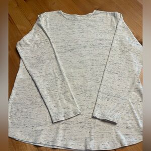 Pure Jill Long Sleeve Shirttail Tee